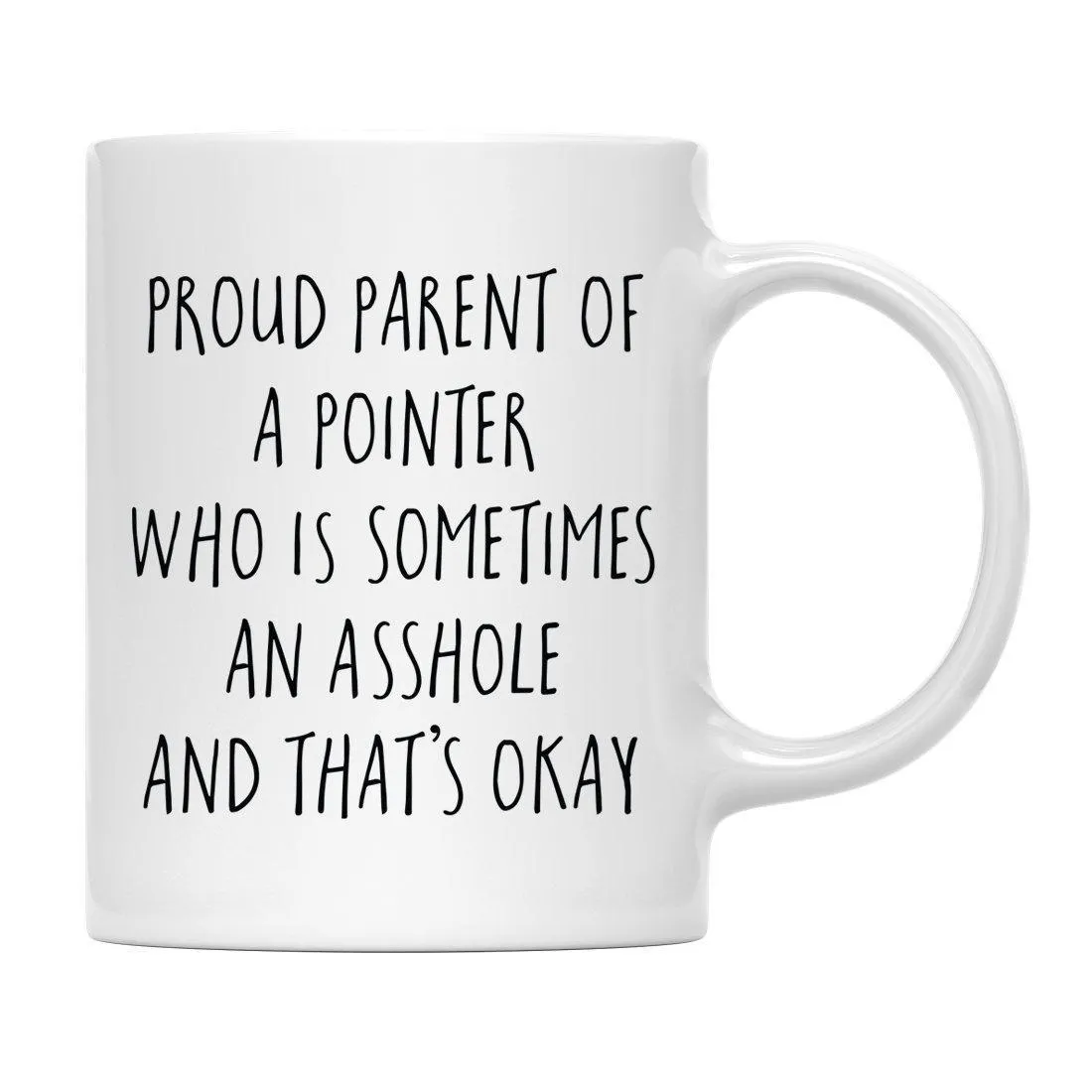 Andaz Press 11oz Proud Dog Parent Coffee Mug - 50 Designs