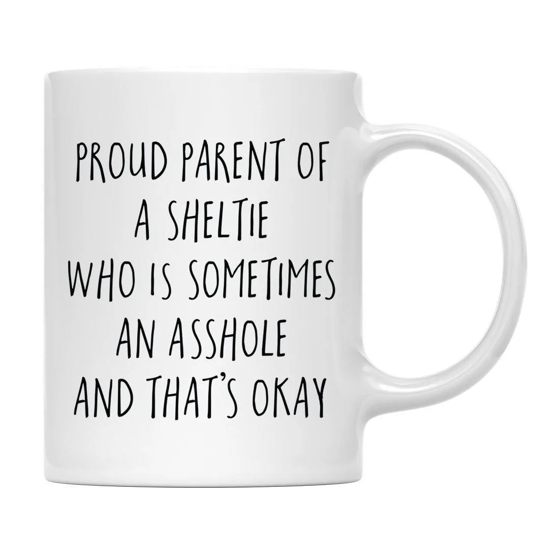 Andaz Press 11oz Proud Dog Parent Coffee Mug - 50 Designs