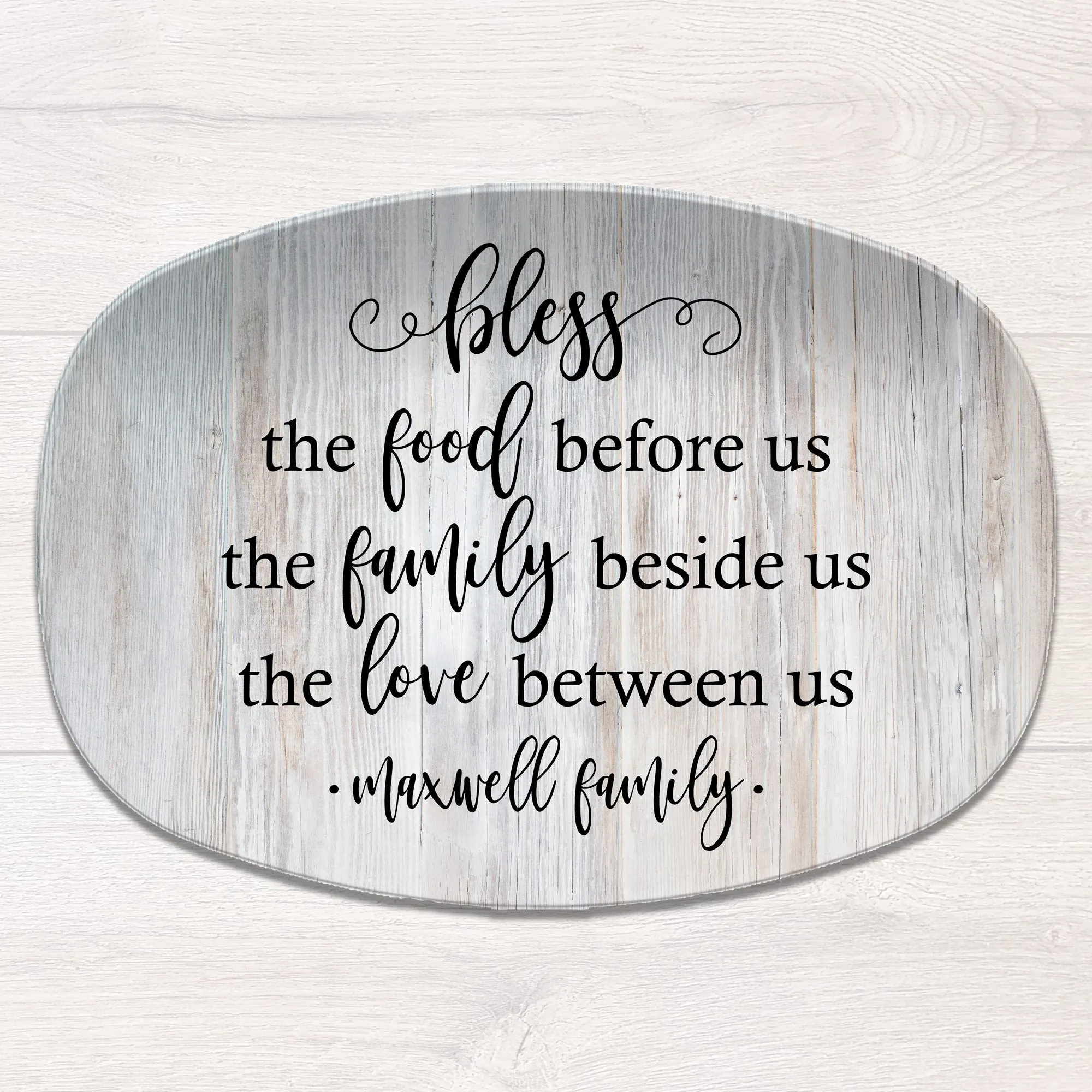 Bless  Food-Family-Love  Platter