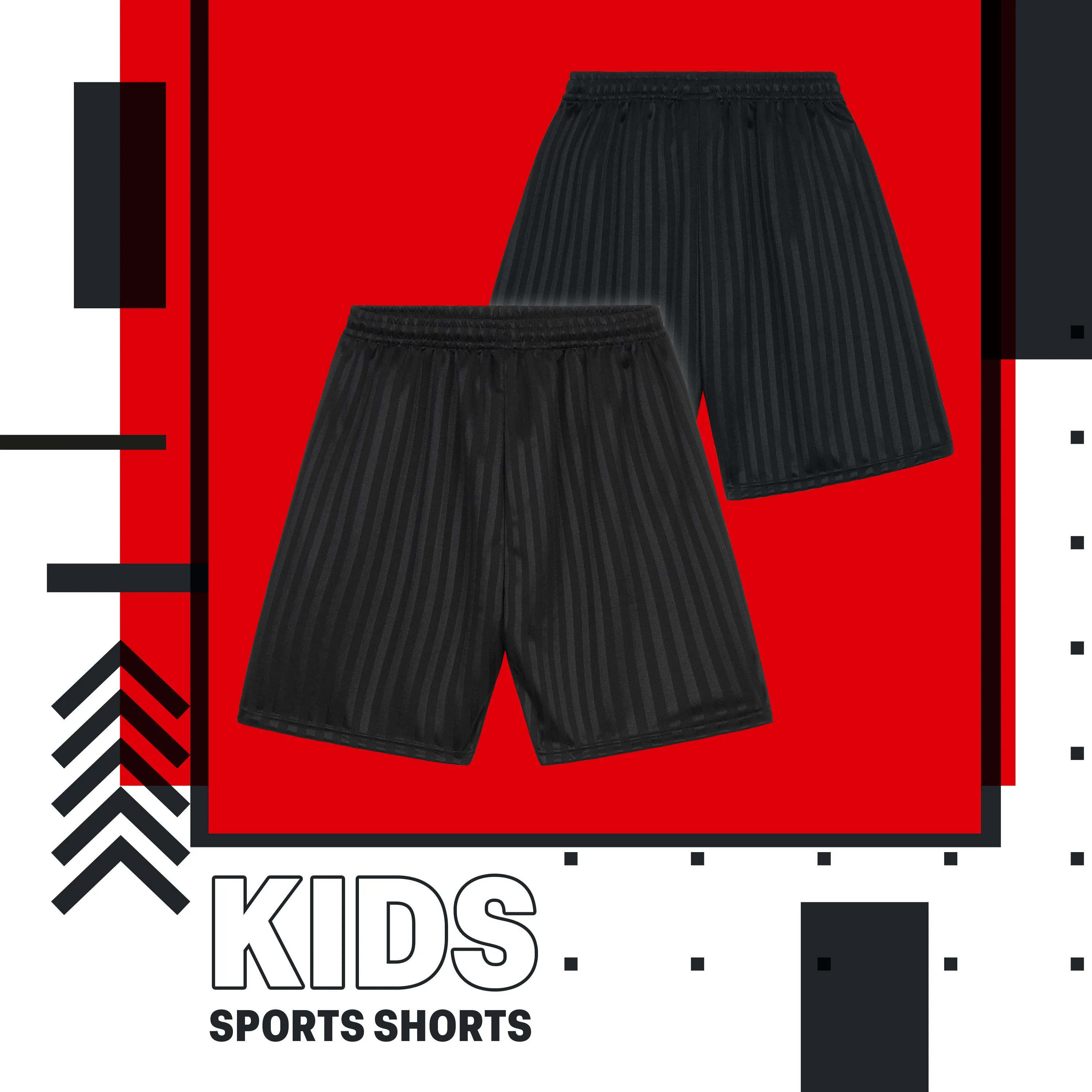 CityComfort Boys Striped Shadow Sport Shorts
