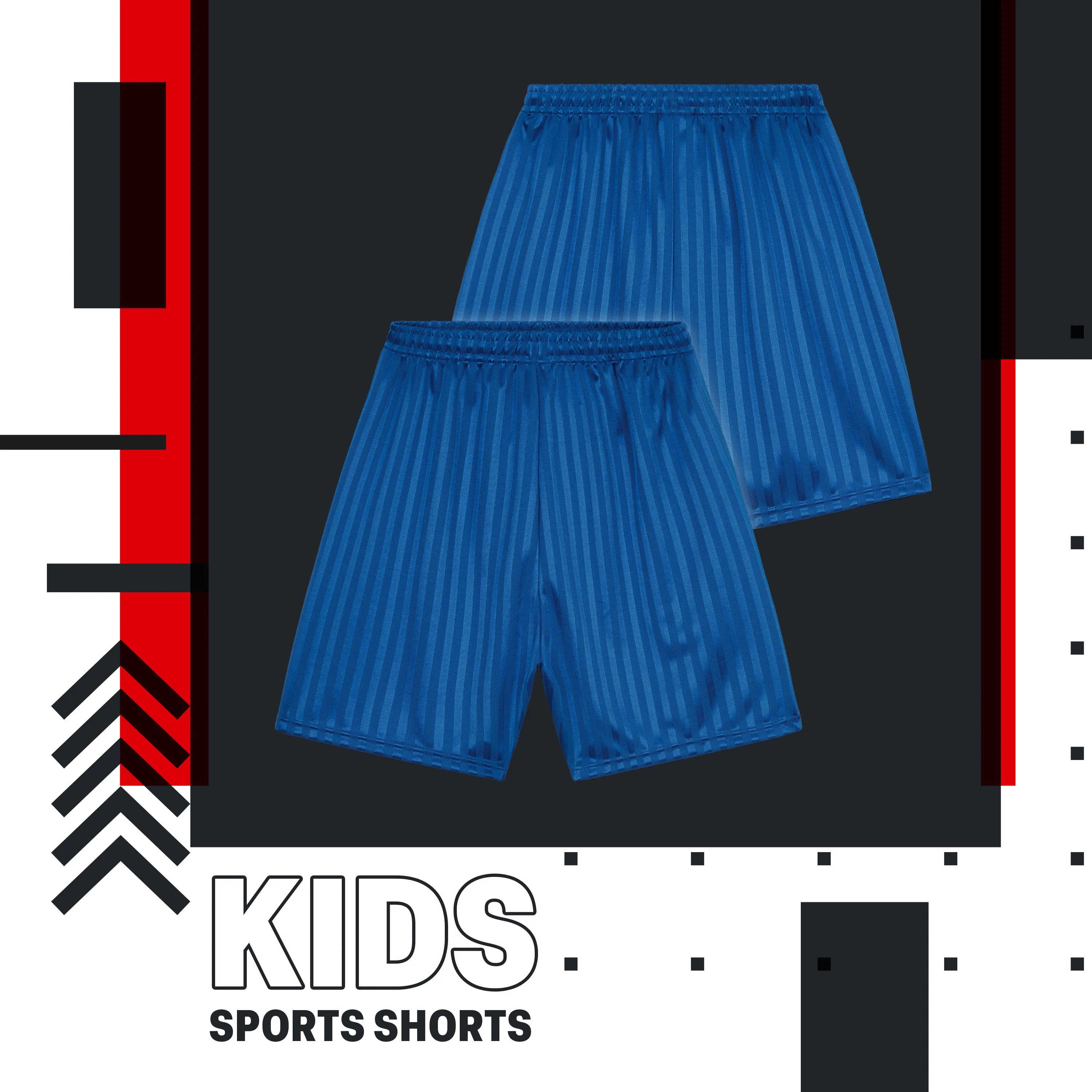CityComfort Boys Striped Shadow Sport Shorts
