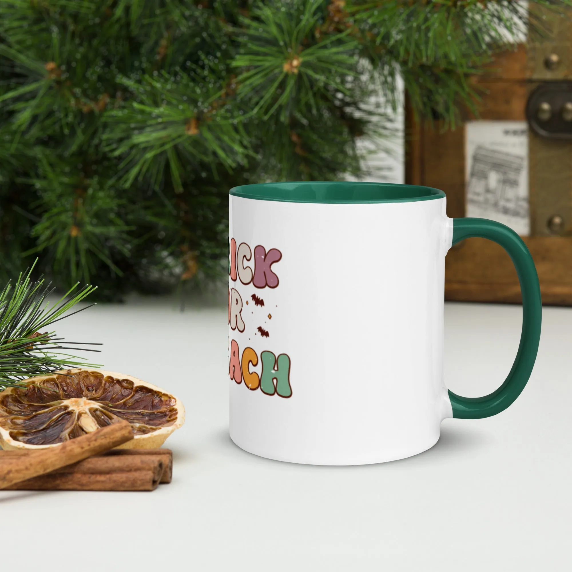 Trick or Teach Mug with Color Inside